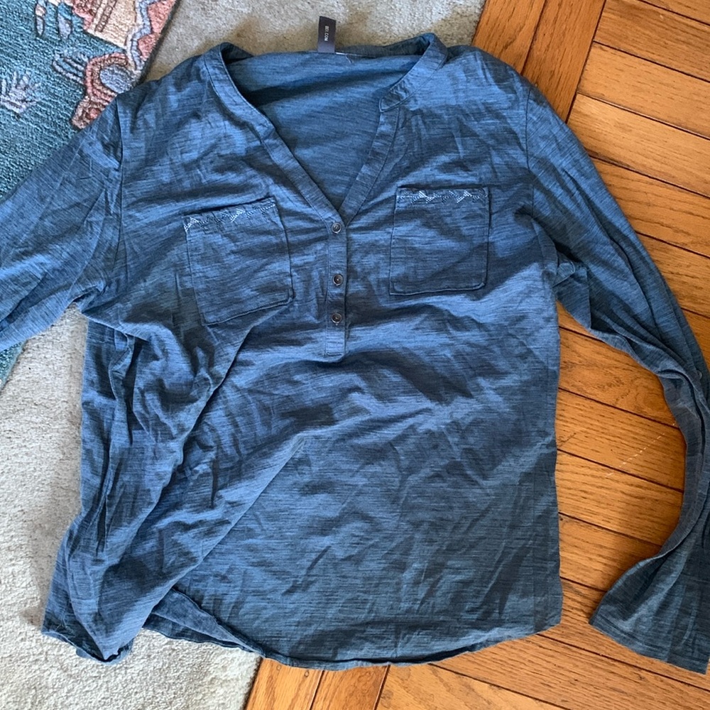 Ibex blue Henley